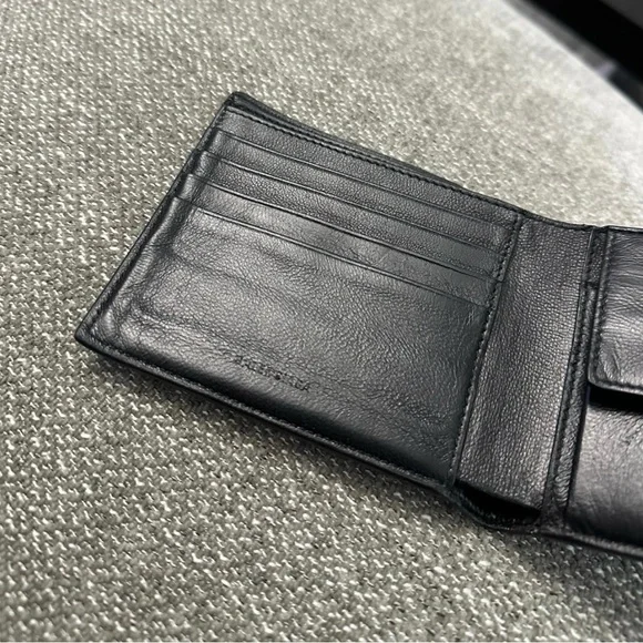 Balenciaga Black Leather Wallet